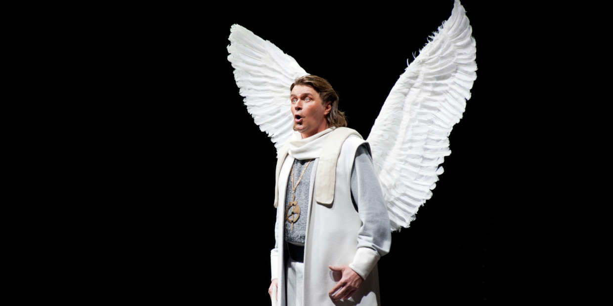 Lohengrin/Deutsche Oper Berlin. Klaus Florian Vogt in der Titelrolle des Lohengrin