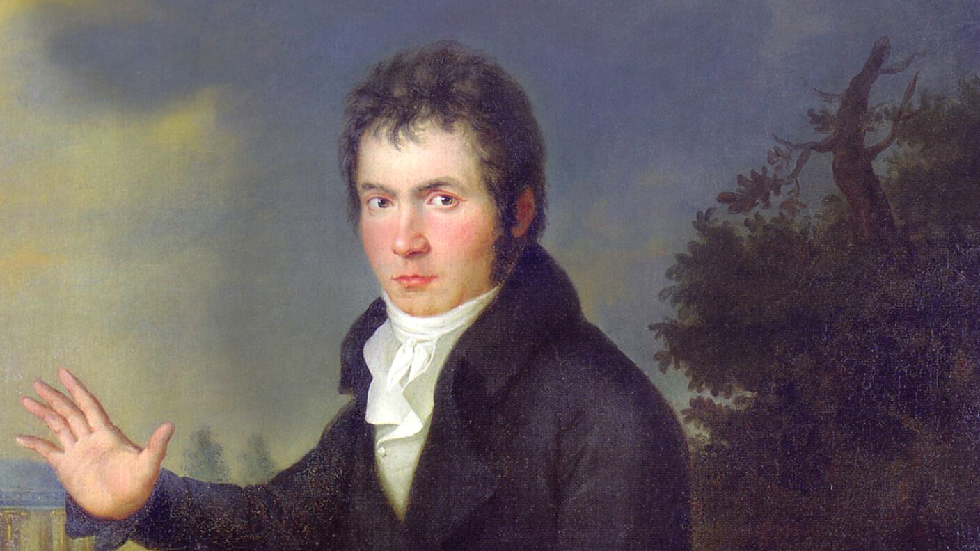 Ludwig van Beethoven. Gemälde von Joseph Mähler, 1804/05