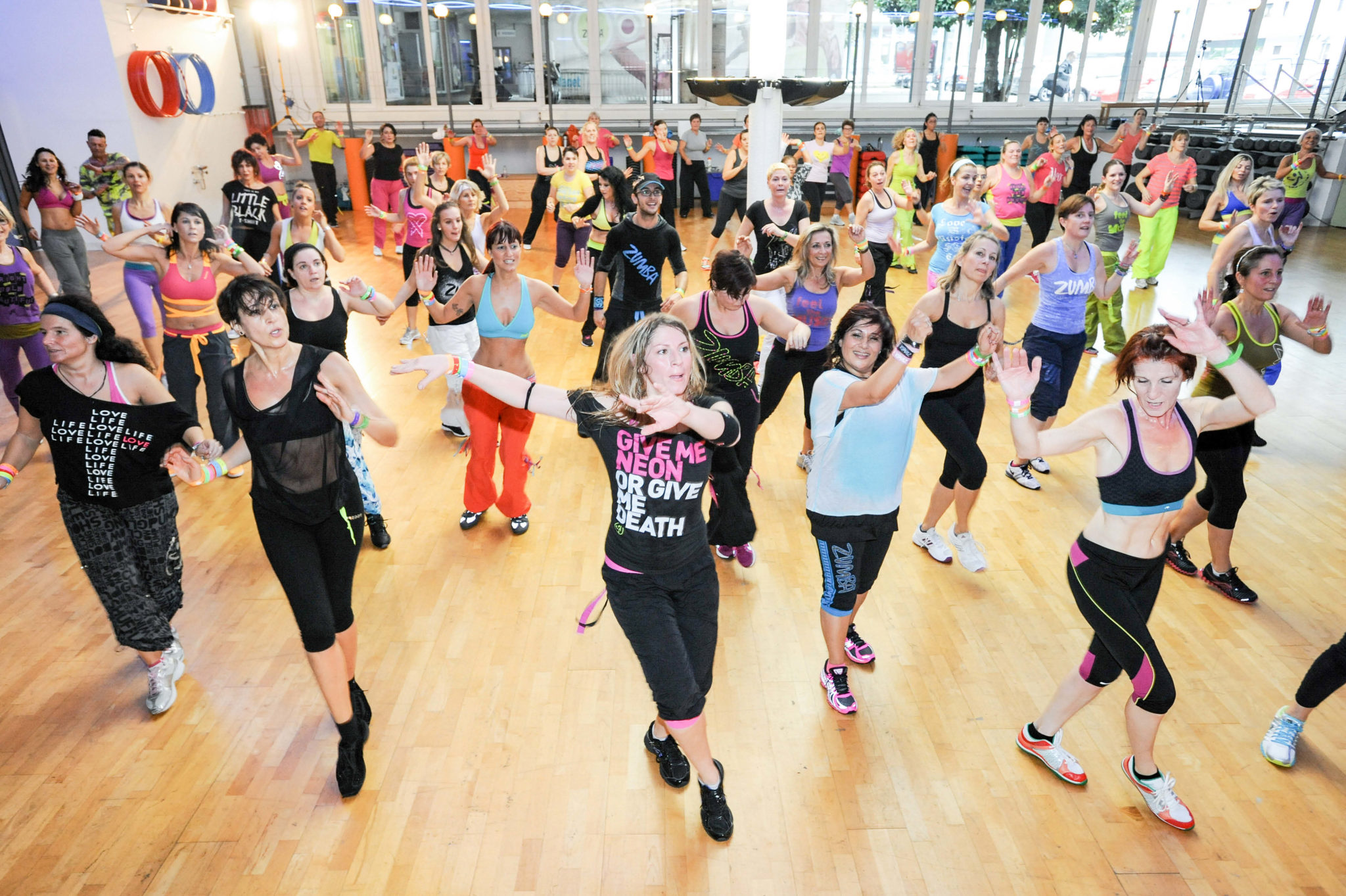 Mehrmals in der Woche versucht Sharon Kam am Zumba-Kursen teilzunehmen