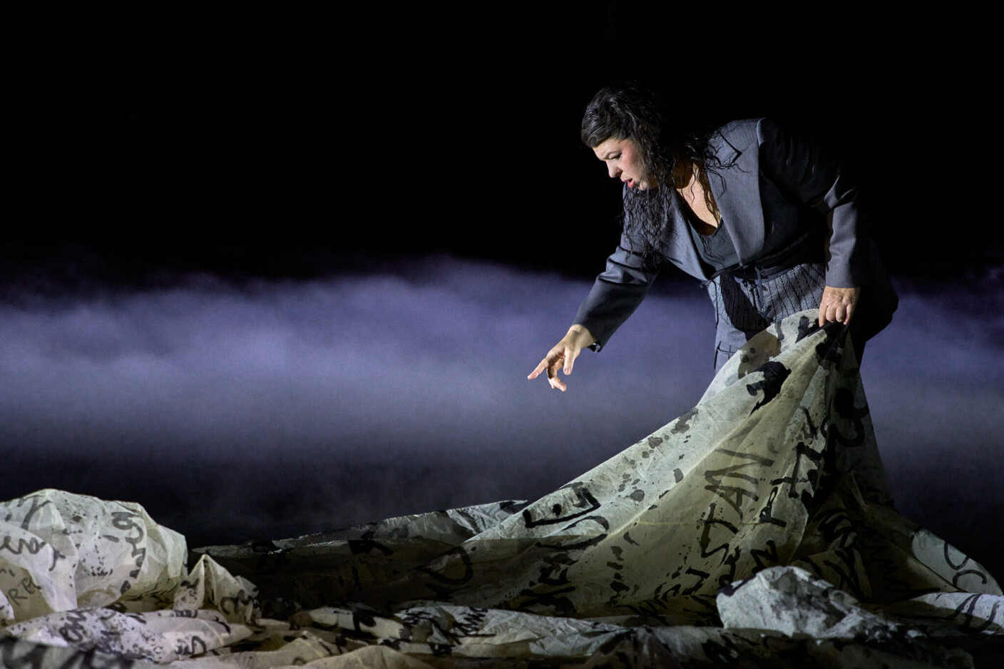 Szenenbild aus „Tristan und Isolde“ bei den Bayreuther Festspielen