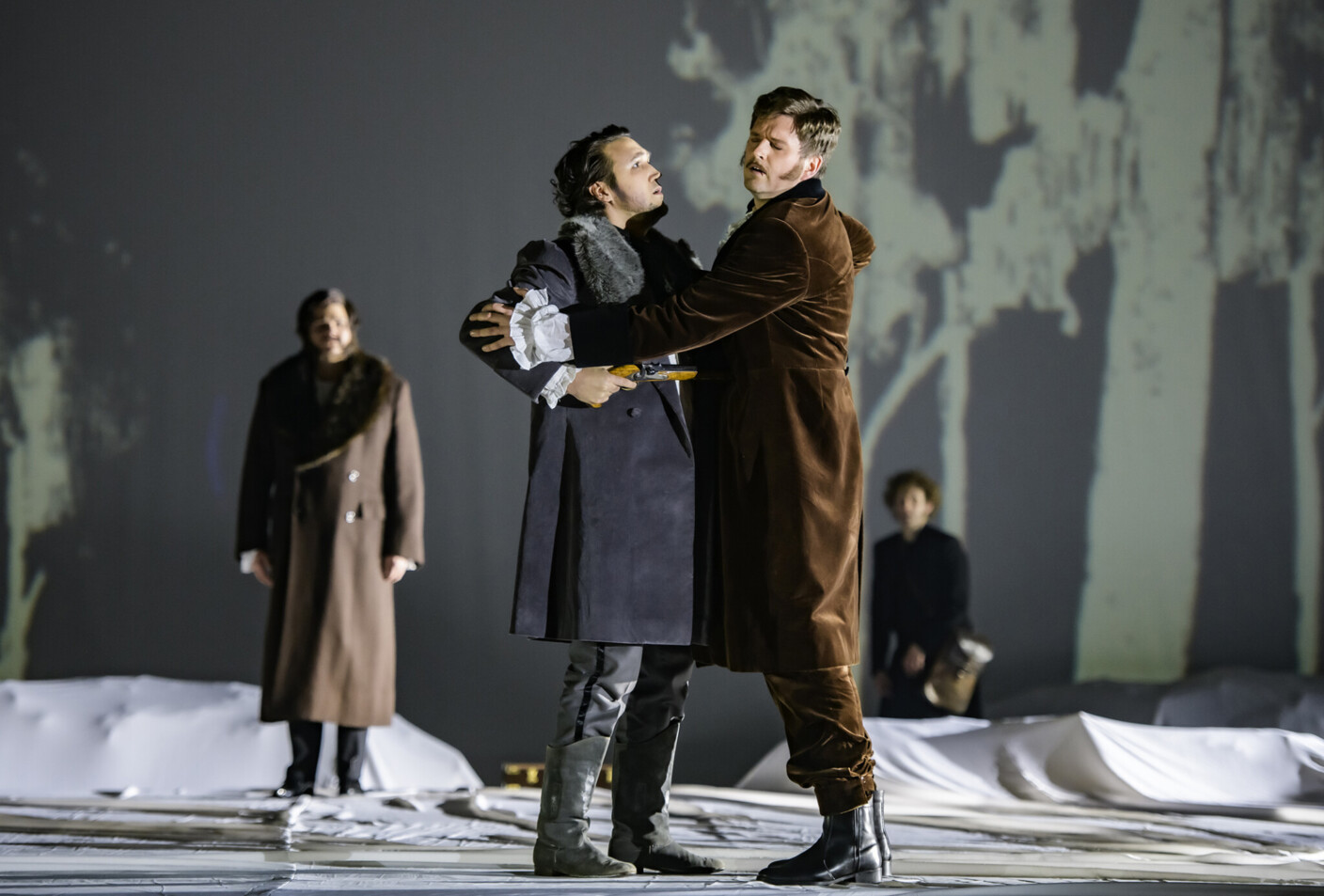 Szenenbild aus „Eugen Onegin“ am Staatstheater Nürnberg